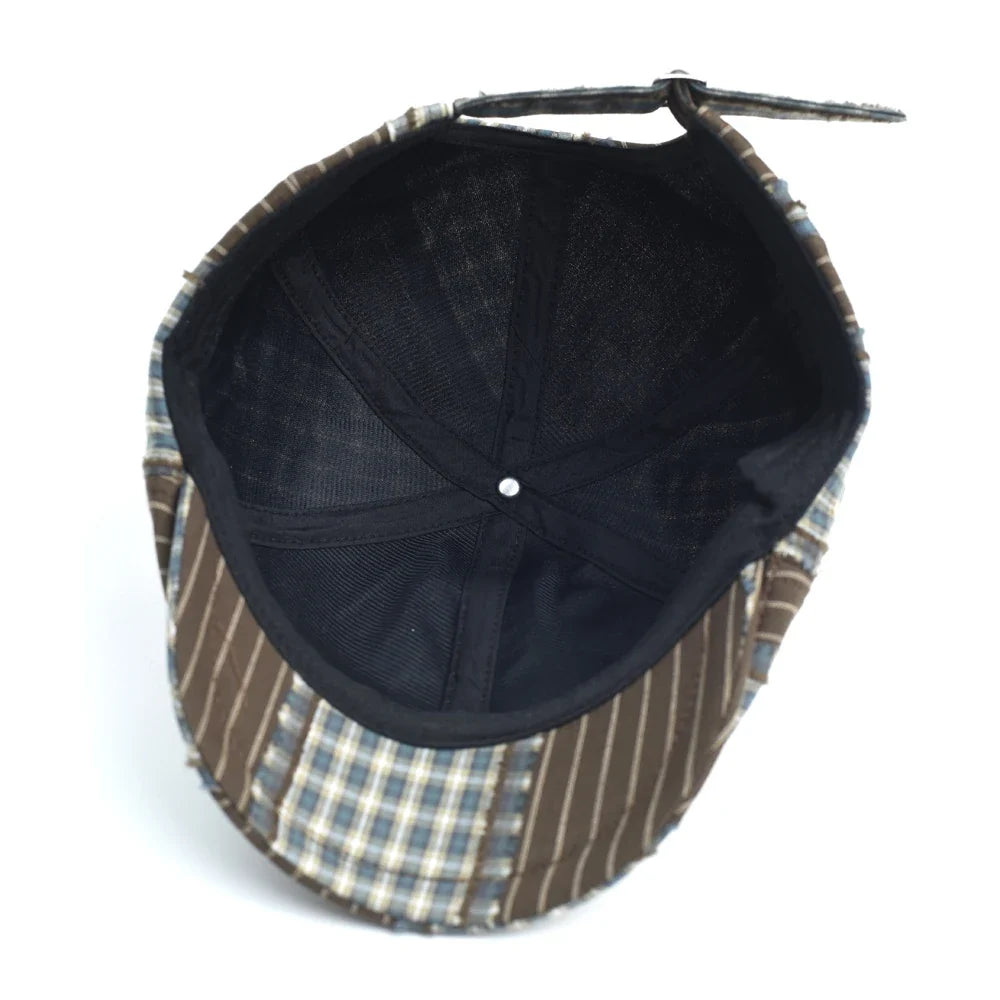 Boulogne Patchwork Gatsby Cap