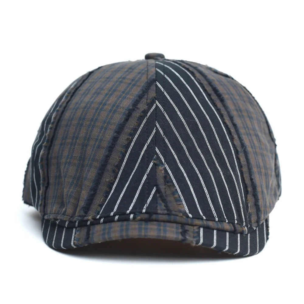 Boulogne Patchwork Gatsby Cap