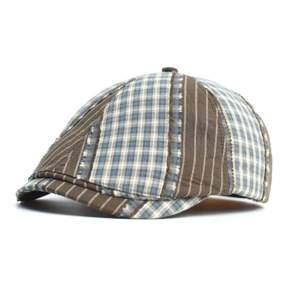 Boulogne Patchwork Gatsby Cap