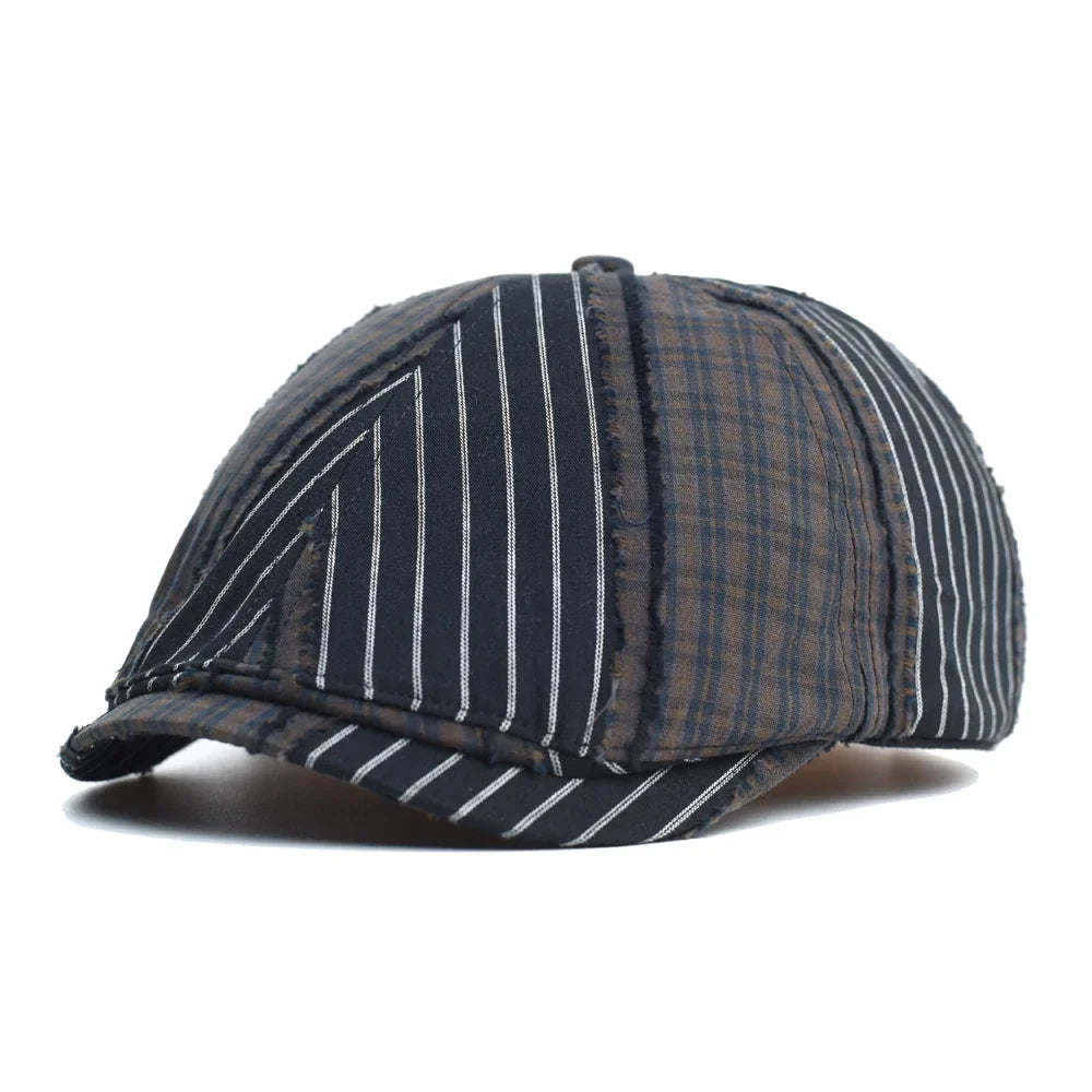 Boulogne Patchwork Gatsby Cap
