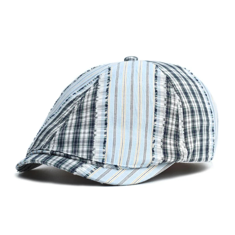 Boulogne Patchwork Gatsby Cap