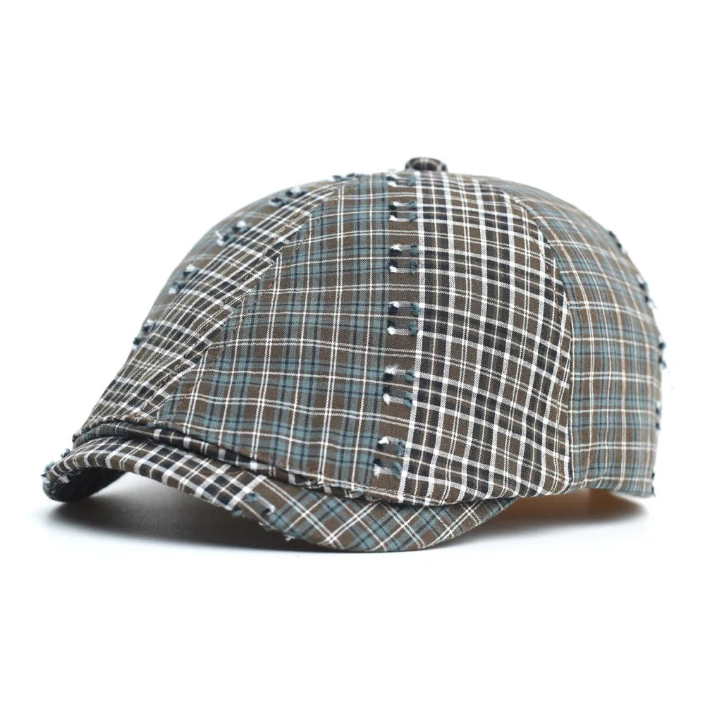 Boulogne Patchwork Gatsby Cap