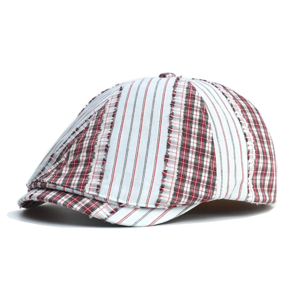 Boulogne Patchwork Gatsby Cap