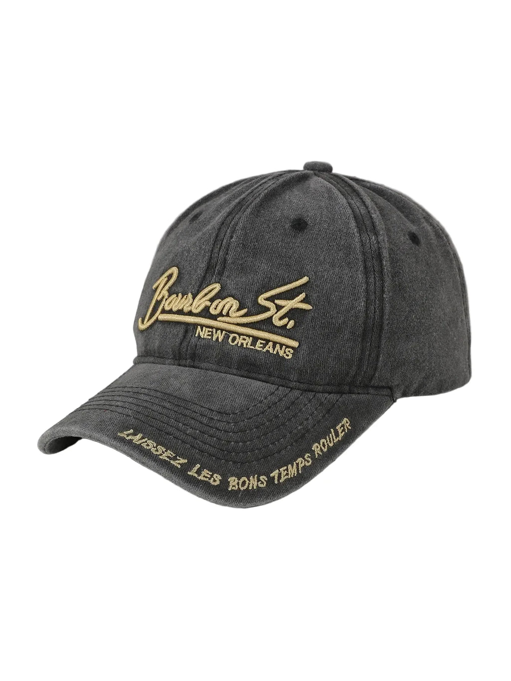 Bourbon St. New Orleans Washed Cotton Baseball Cap