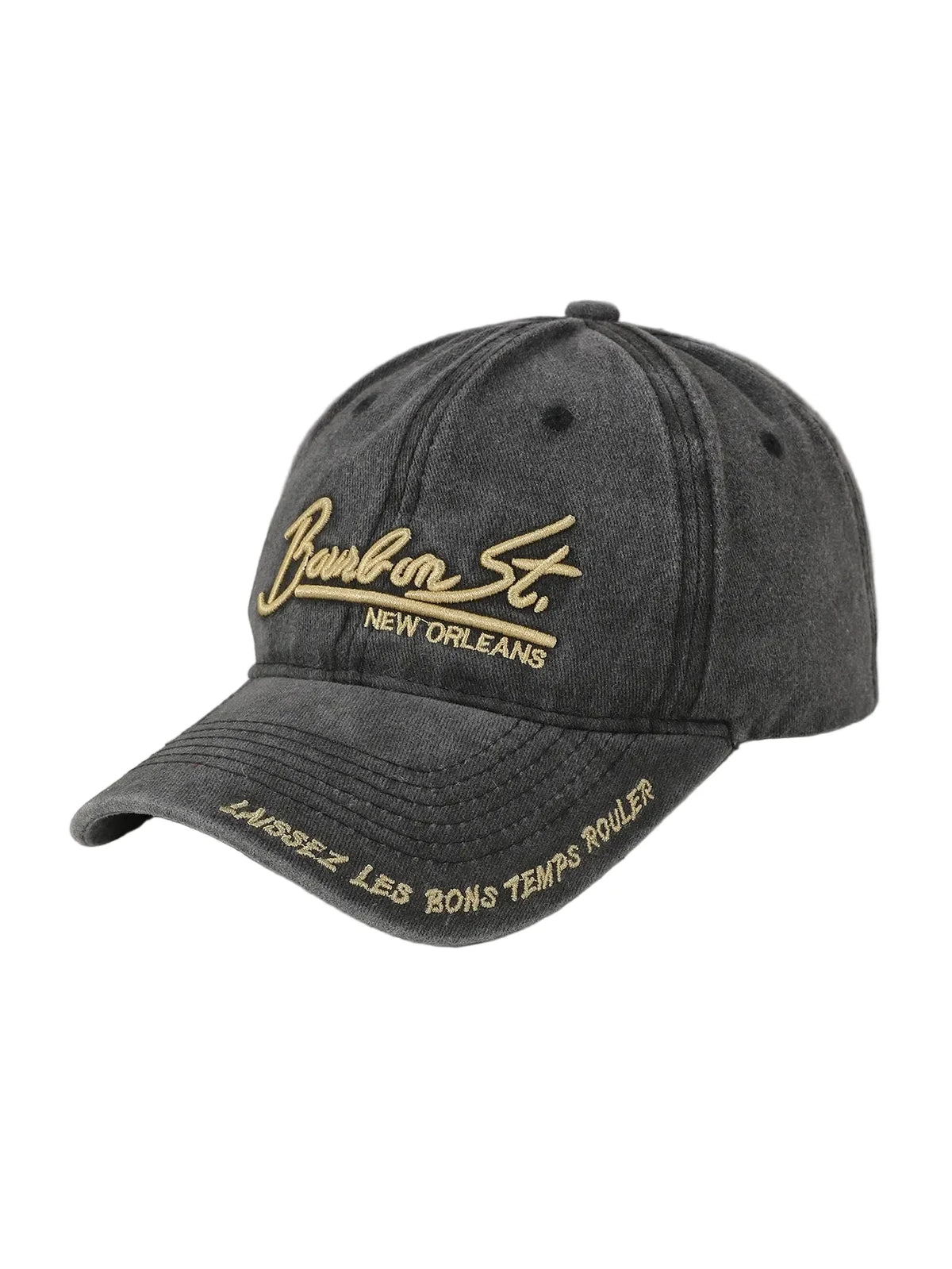 Bourbon St. New Orleans Washed Cotton Baseball Cap