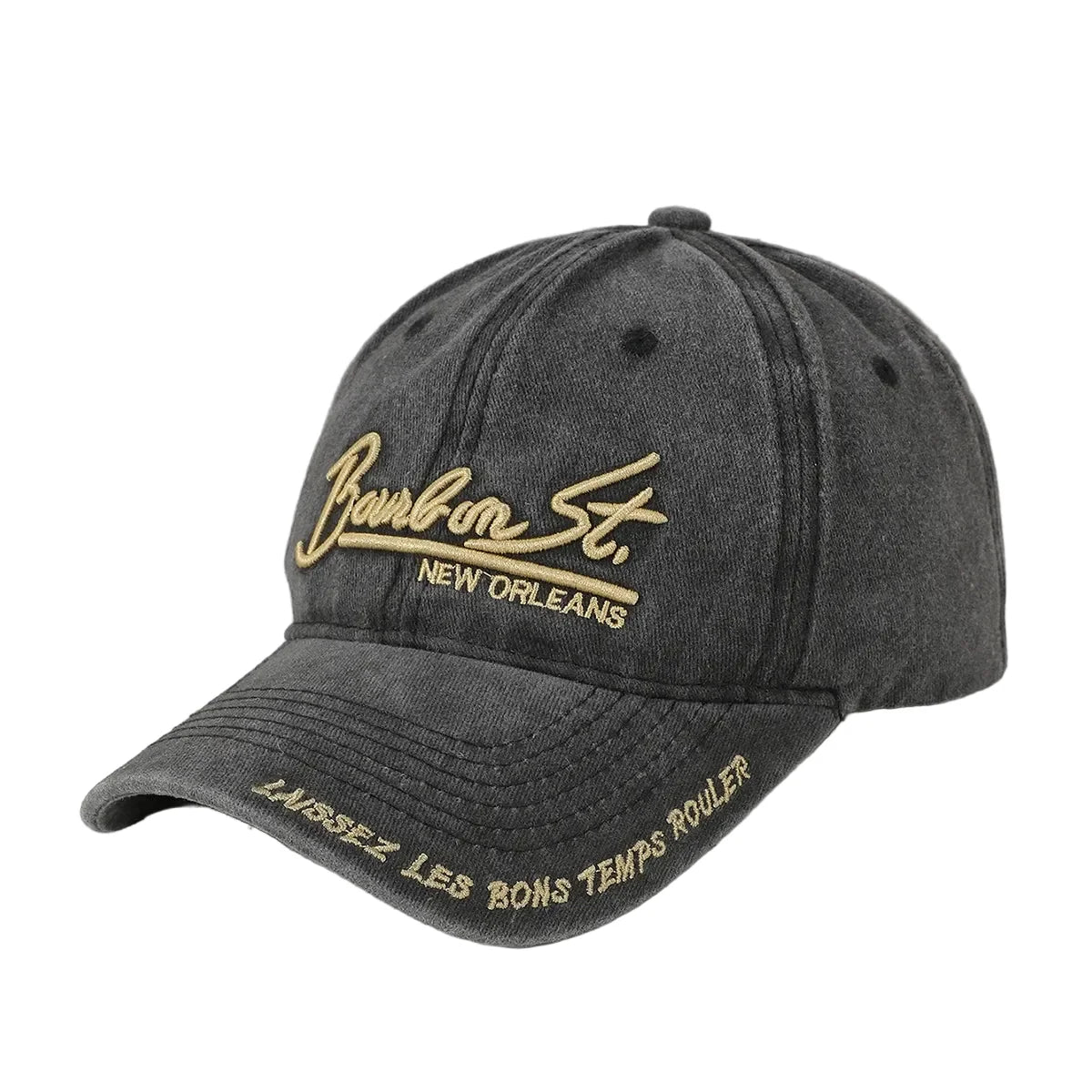 Bourbon St. New Orleans Washed Cotton Baseball Cap