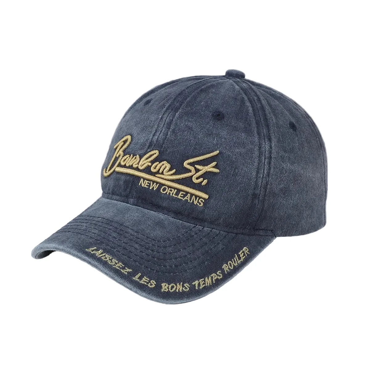 Bourbon St. New Orleans Washed Cotton Baseball Cap