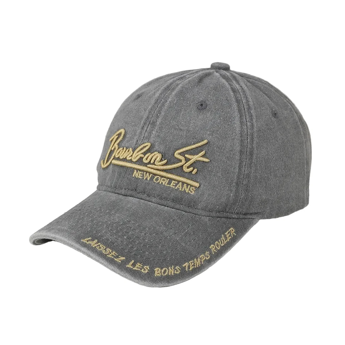 Bourbon St. New Orleans Washed Cotton Baseball Cap