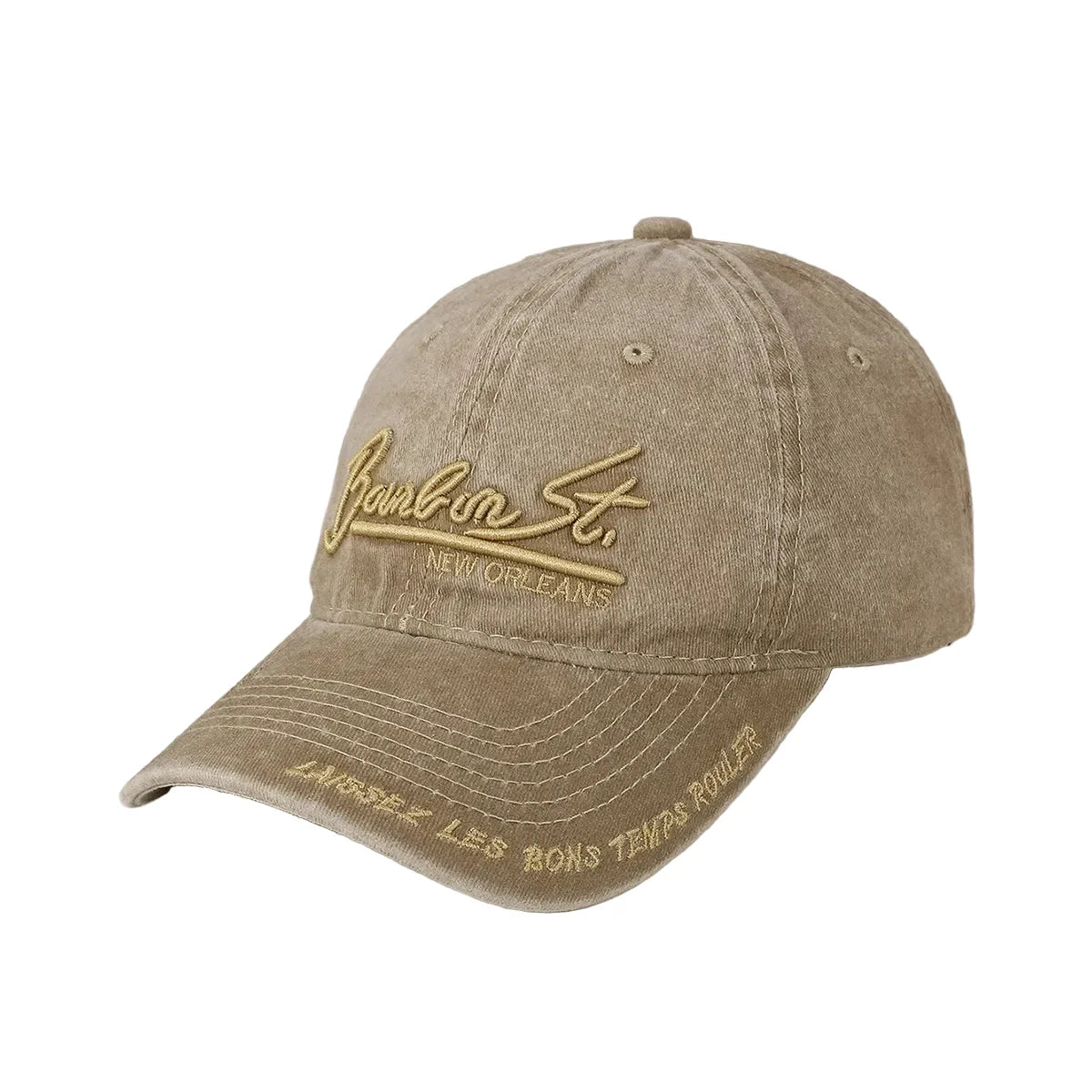 Bourbon St. New Orleans Washed Cotton Baseball Cap