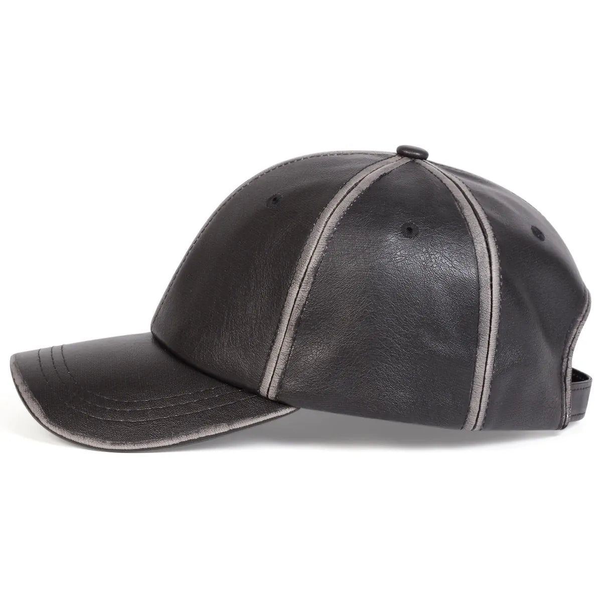 Bradley Retro Leather Baseball Cap