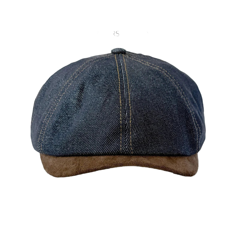 Brentford Blue Denim Newsboy Cap