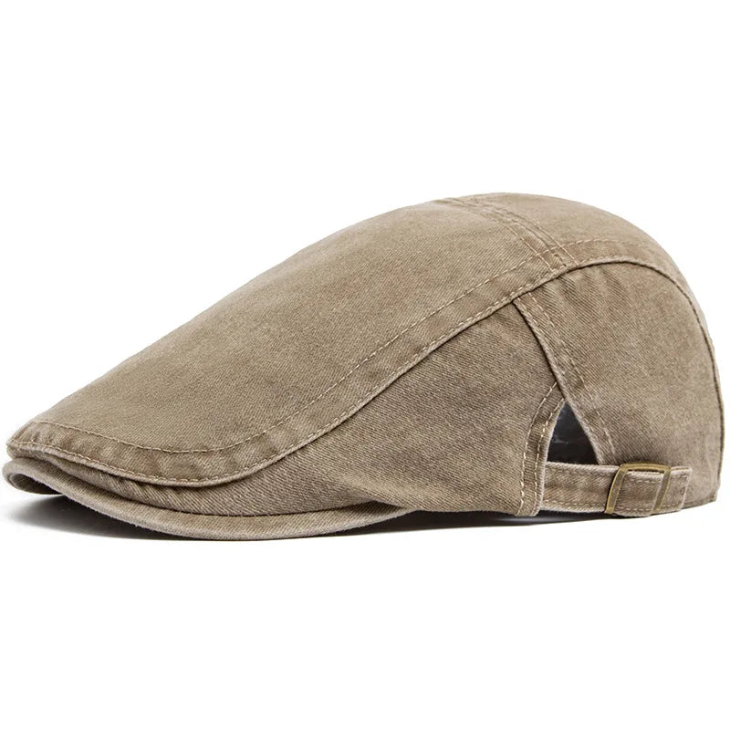 Brentford Washed Cotton Flat Cap