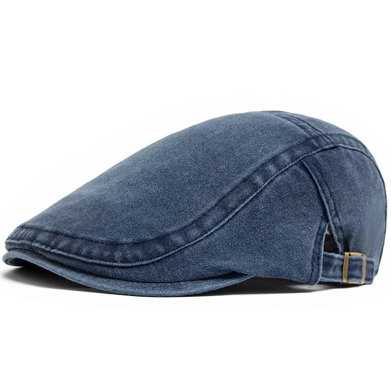 Brentford Washed Cotton Flat Cap