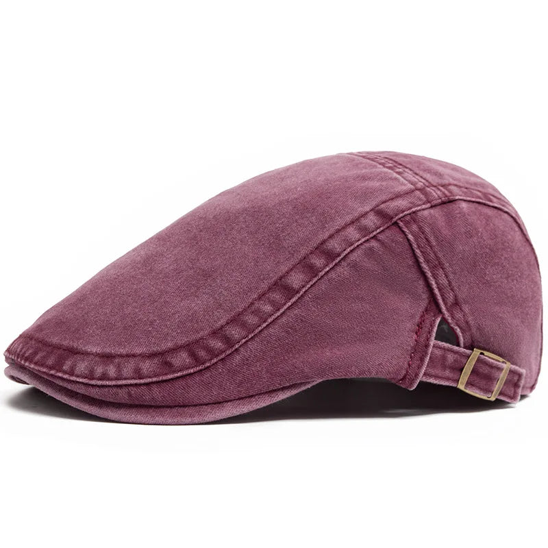 Brentford Washed Cotton Flat Cap