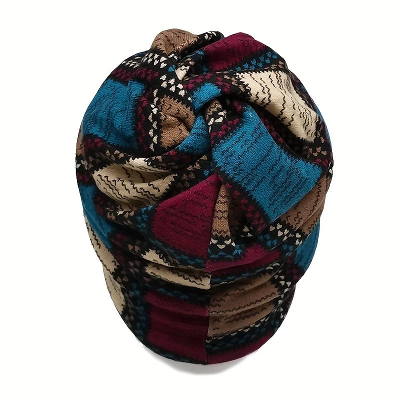 Bristol Vintage Plaid Beanie