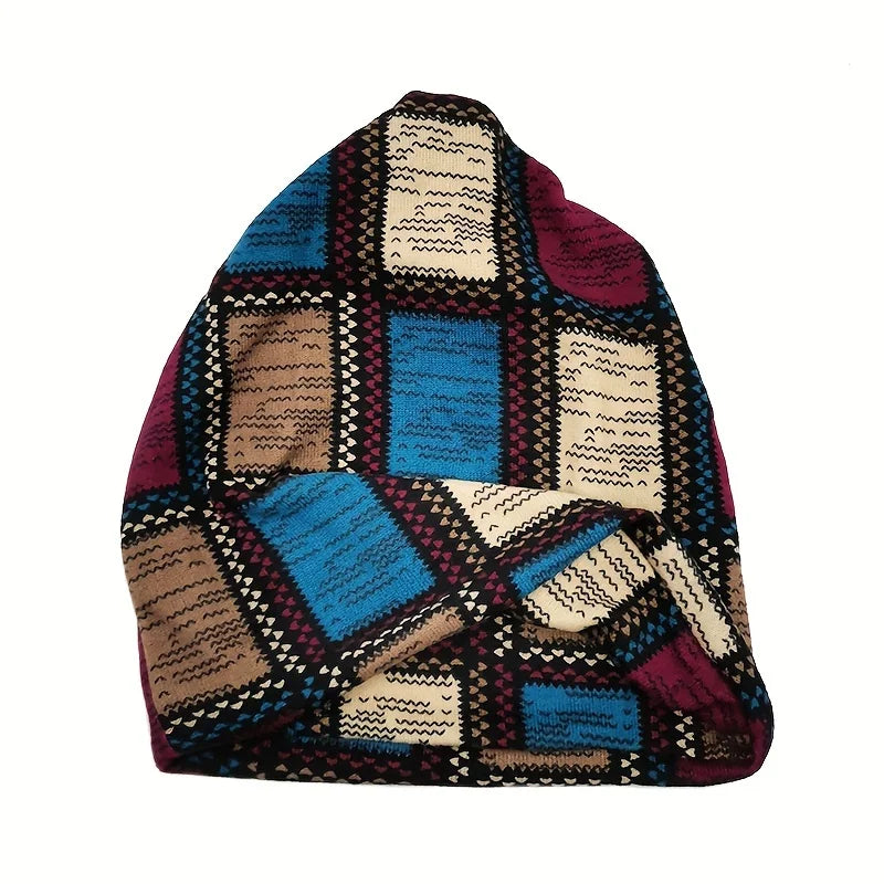 Bristol Vintage Plaid Beanie