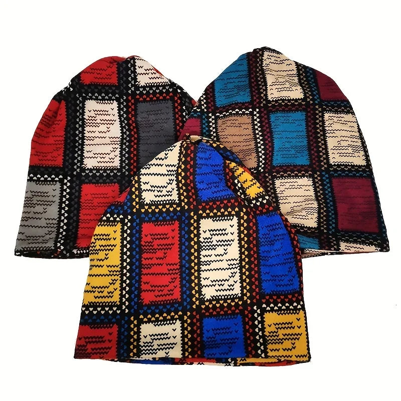 Bristol Vintage Plaid Beanie