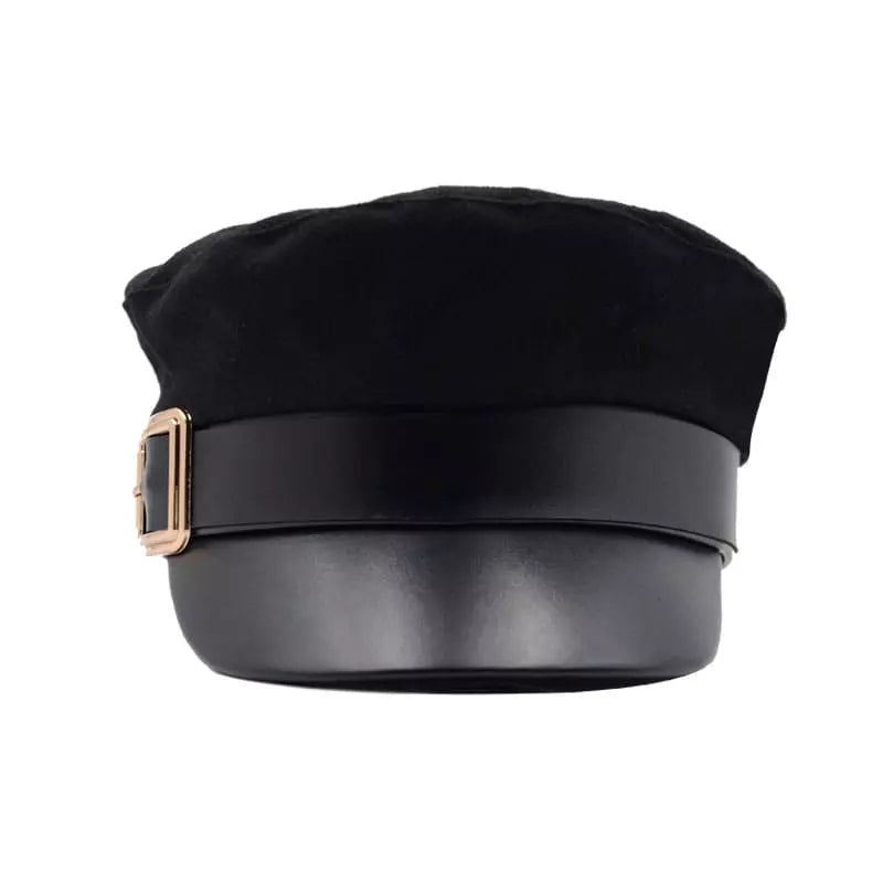 Bristol Black Cotton Sailor Cap