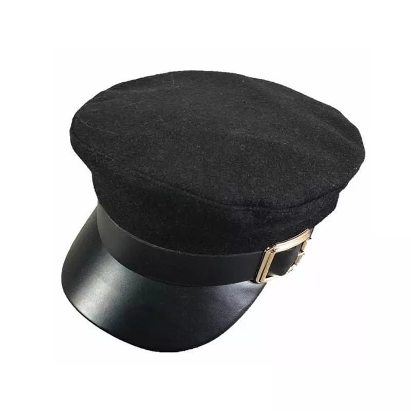 Bristol Black Cotton Sailor Cap