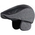 Bristol Herringbone Earflaps Flat Cap
