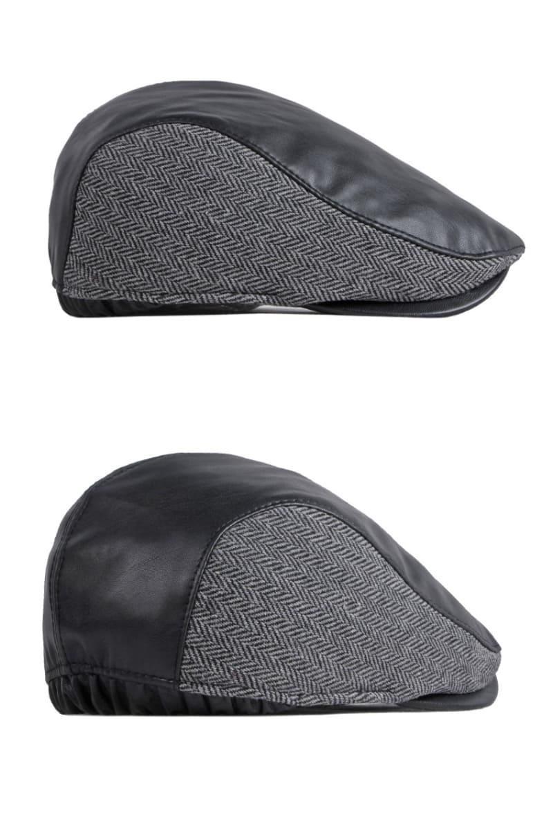 Bristol Herringbone Earflaps Flat Cap