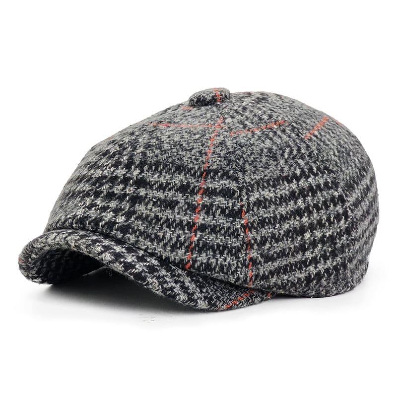 Bristol Tartan Wool Newsboy Cap