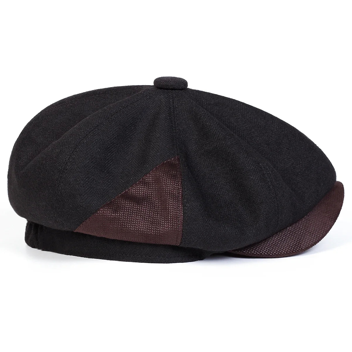 British Letter Label Newsboy Cap