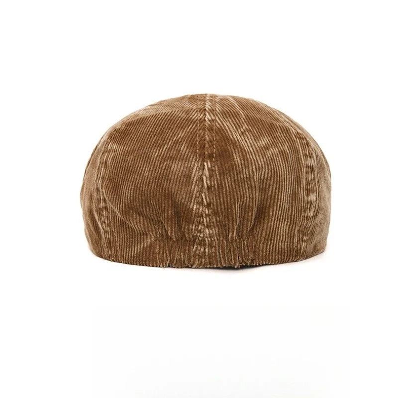 British Vintage Corduroy Cotton Newsboy Cap