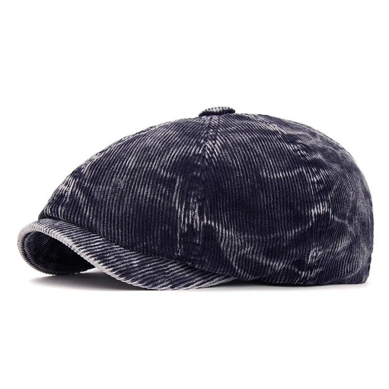 British Vintage Corduroy Cotton Newsboy Cap