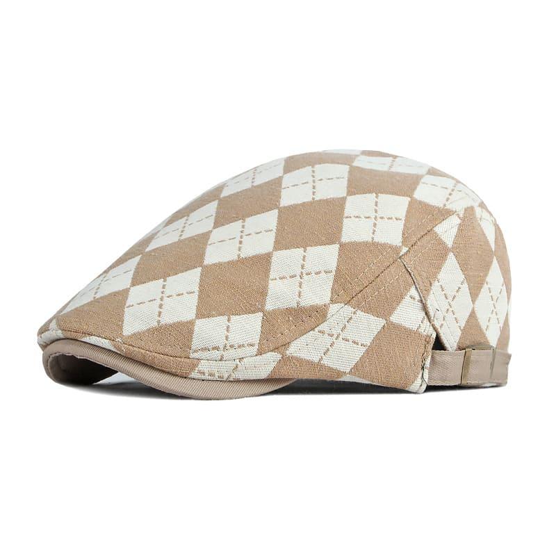 Brixton Vintage Diamonds Flat Cap