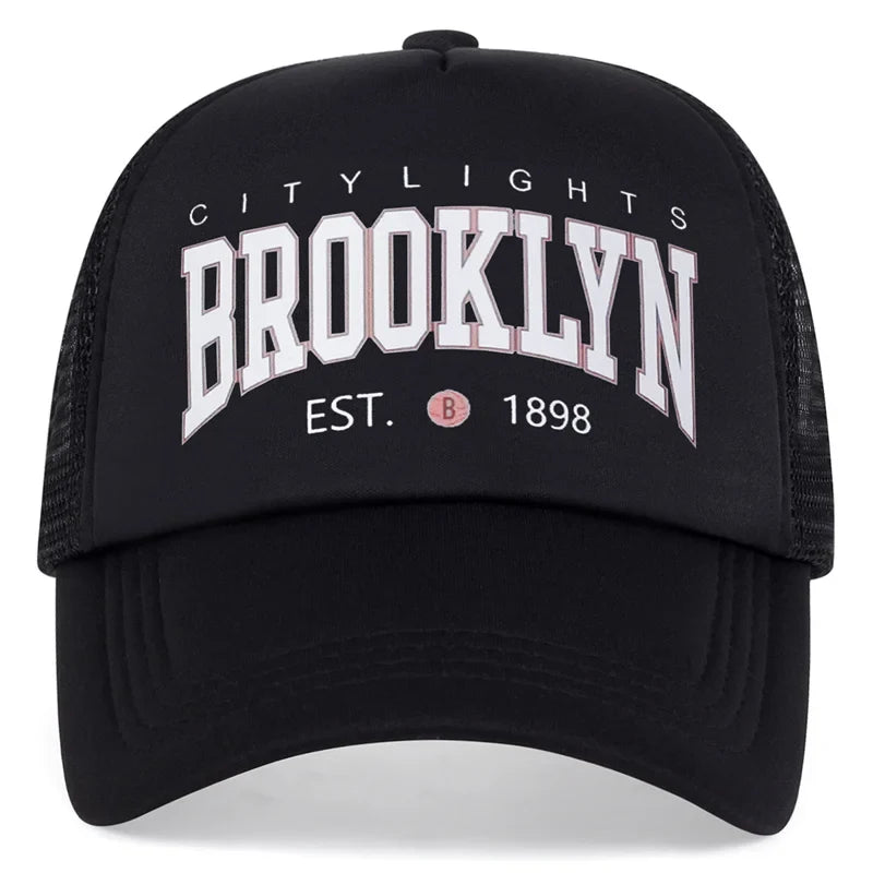 Brooklyn Black Trucker Cap