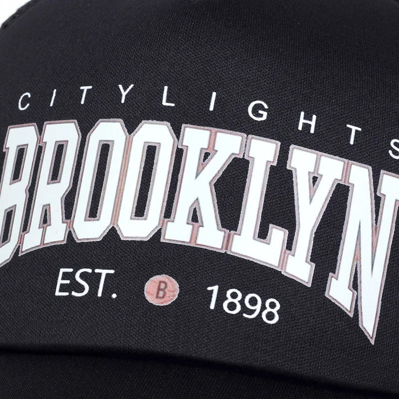 Brooklyn Black Trucker Cap