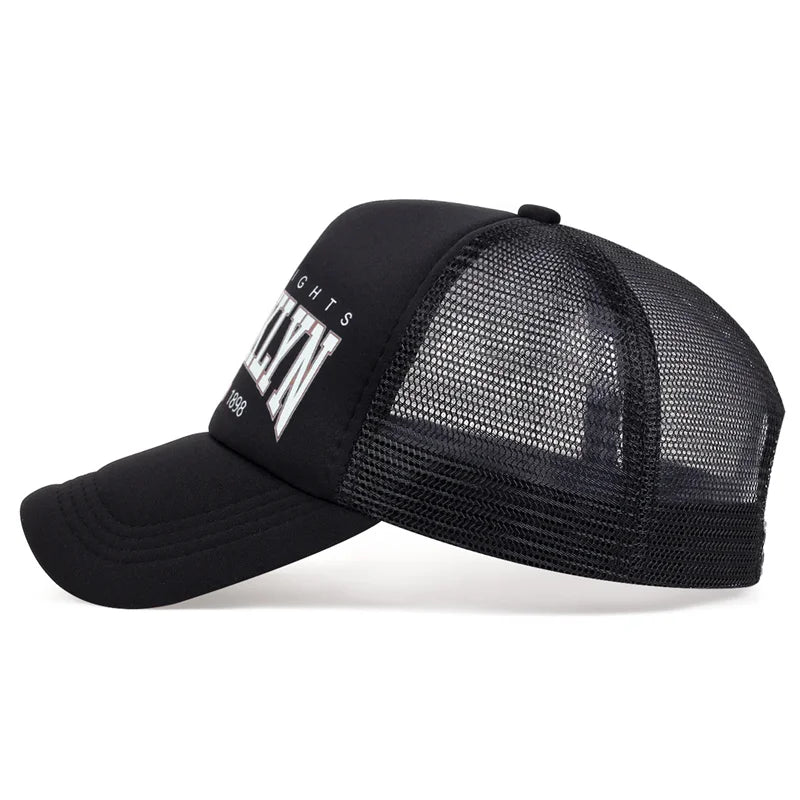 Brooklyn Black Trucker Cap