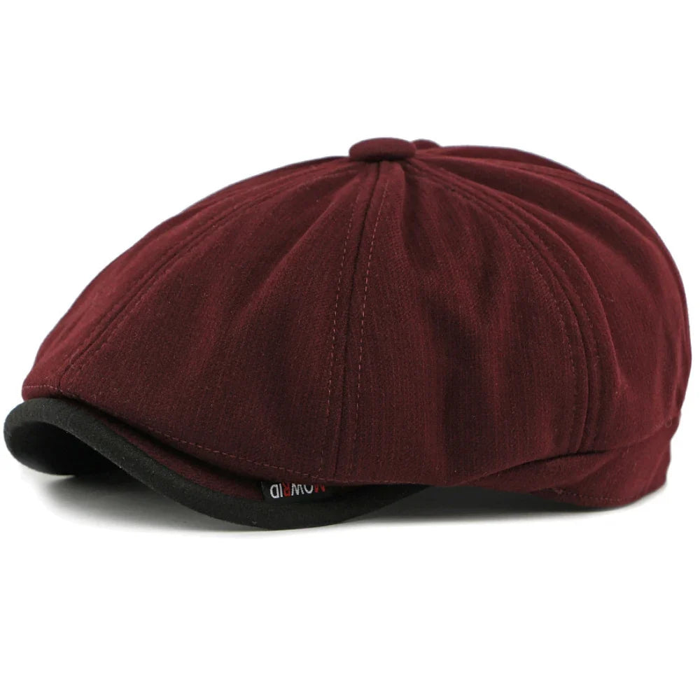 Bruges Retro Cotton Newsboy Cap