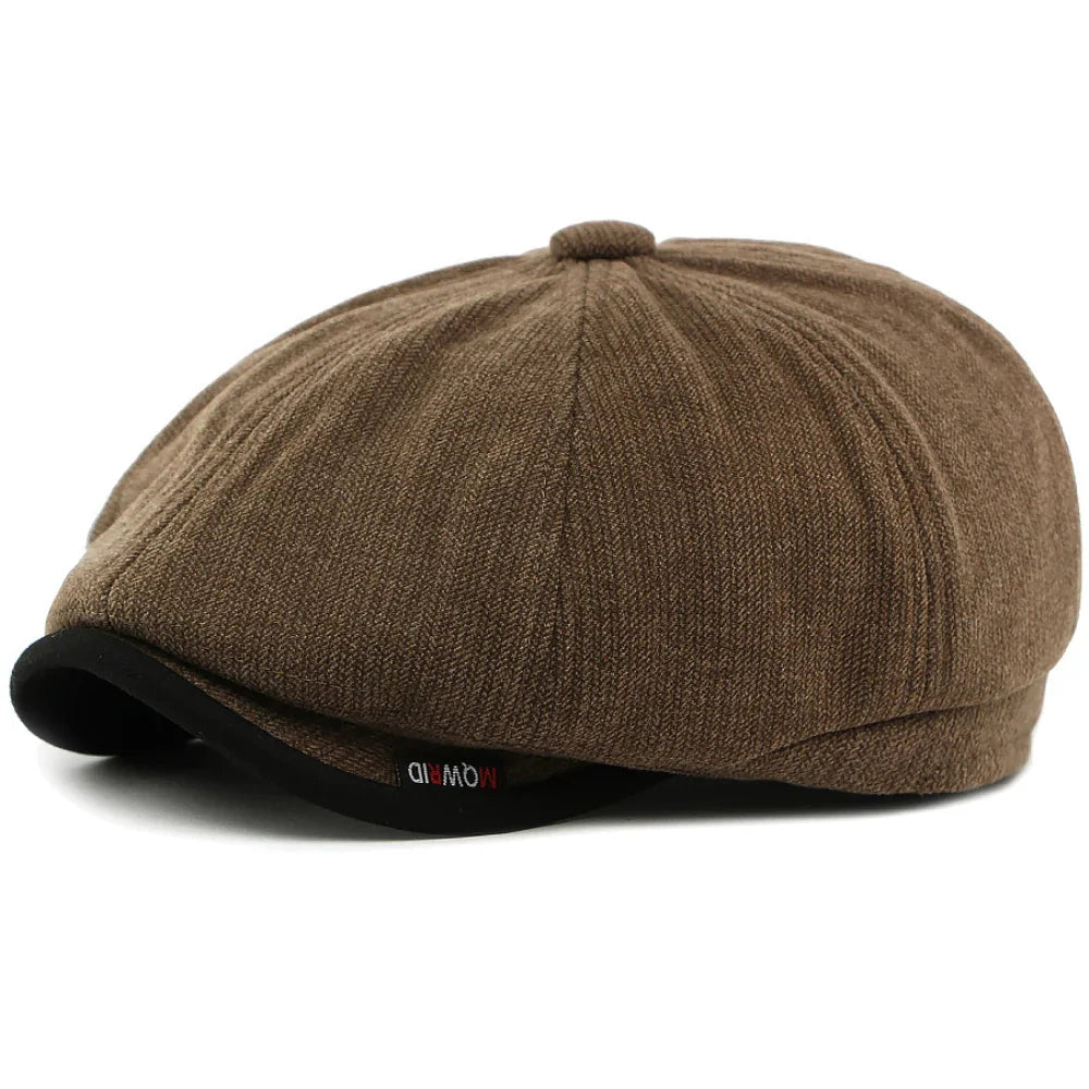 Bruges Retro Cotton Newsboy Cap
