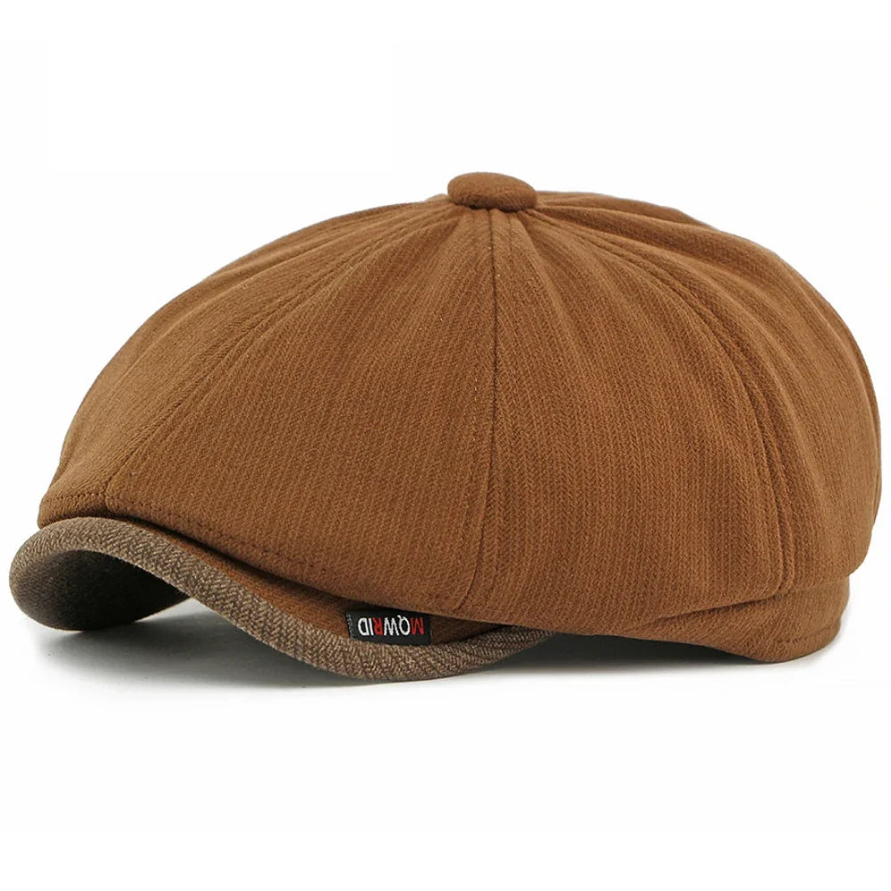 Bruges Retro Cotton Newsboy Cap