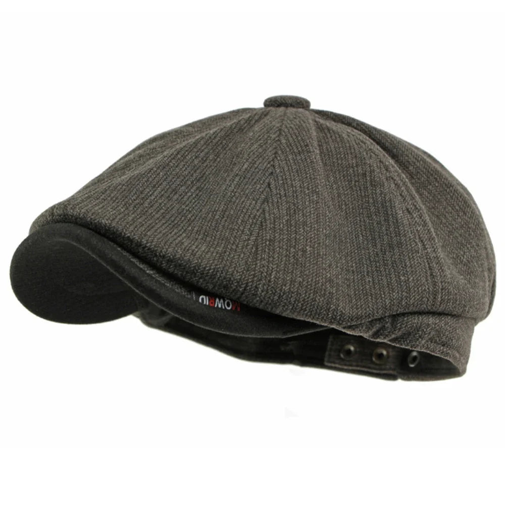 Bruges Retro Cotton Newsboy Cap