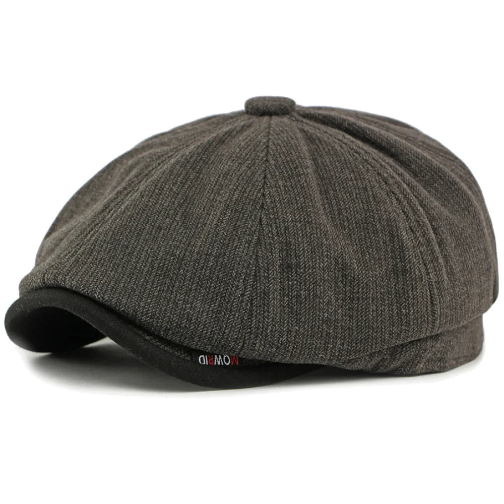 Bruges Retro Cotton Newsboy Cap