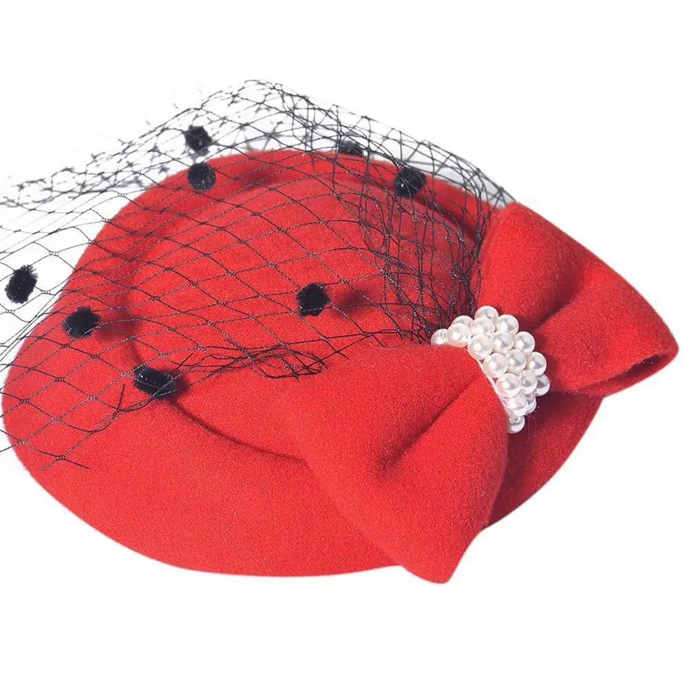 Buckley Pearly Mesh Fascinator