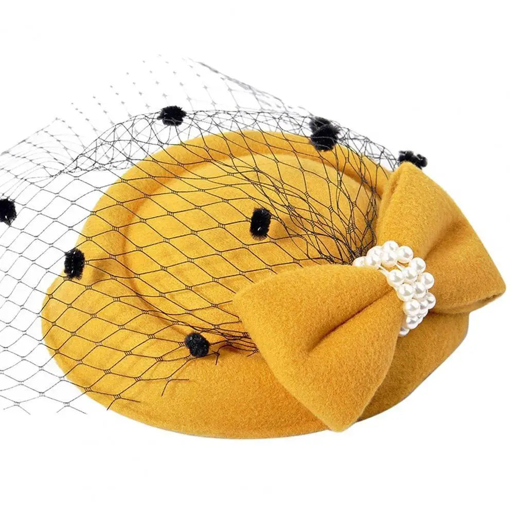 Buckley Pearly Mesh Fascinator