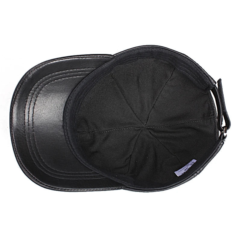 Buenos Dias Genuine Leather Baseball Cap