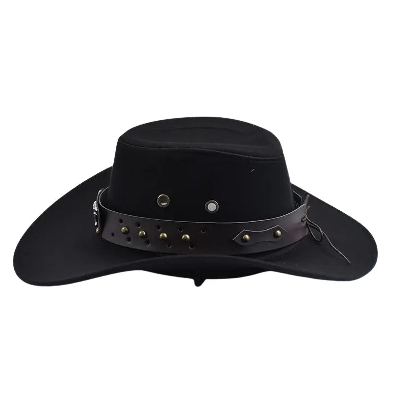 Bull Head Suede Cowboy Hat