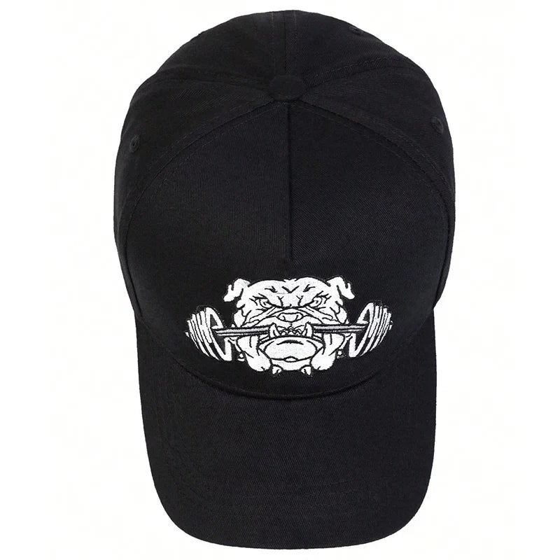 Bulldog Dumbbells Baseball Cap