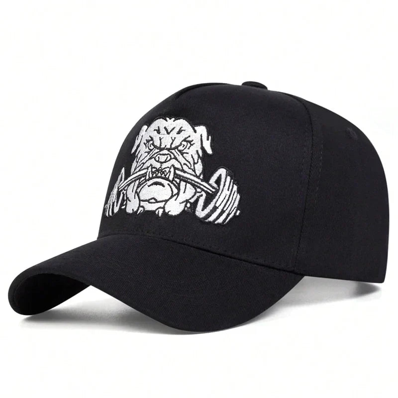 Bulldog Dumbbells Baseball Cap