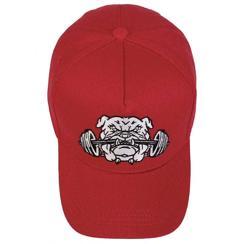 Bulldog Dumbbells Baseball Cap
