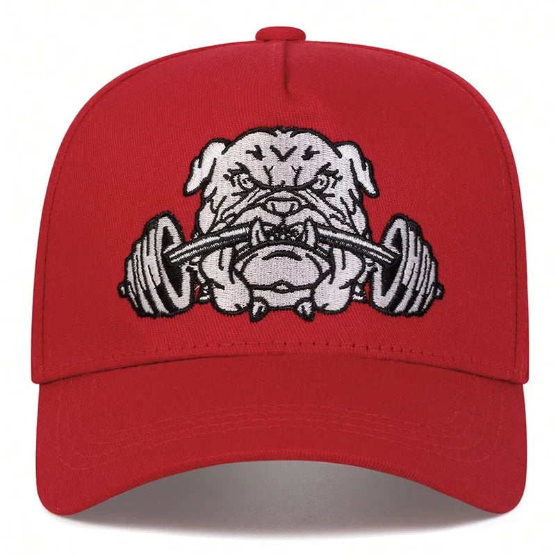 Bulldog Dumbbells Baseball Cap