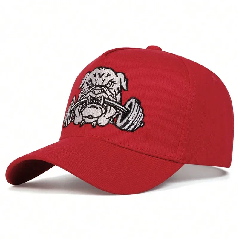 Bulldog Dumbbells Baseball Cap