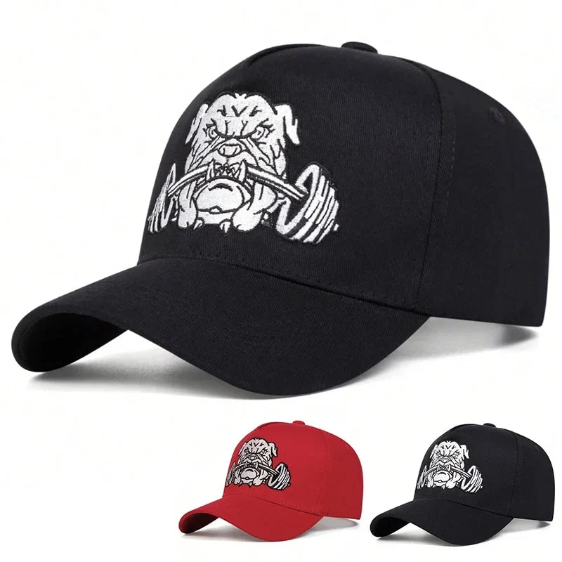 Bulldog Dumbbells Baseball Cap