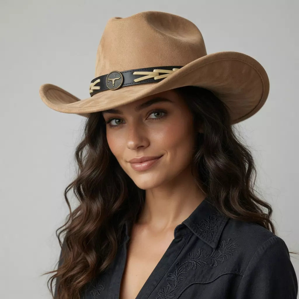 Bullhead Suede Cowboy Hat