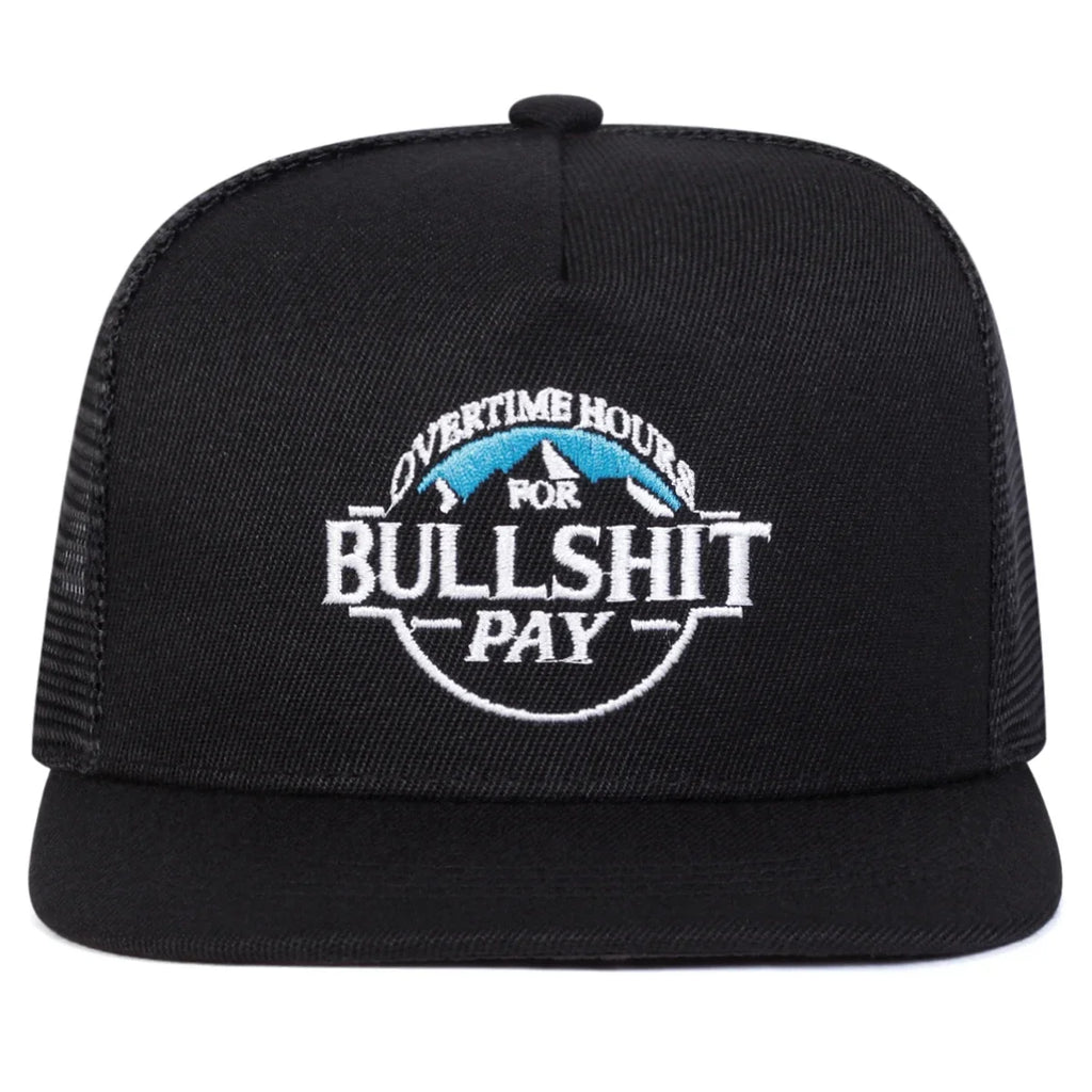 Bullshit Pay Trucker Snapback Cap